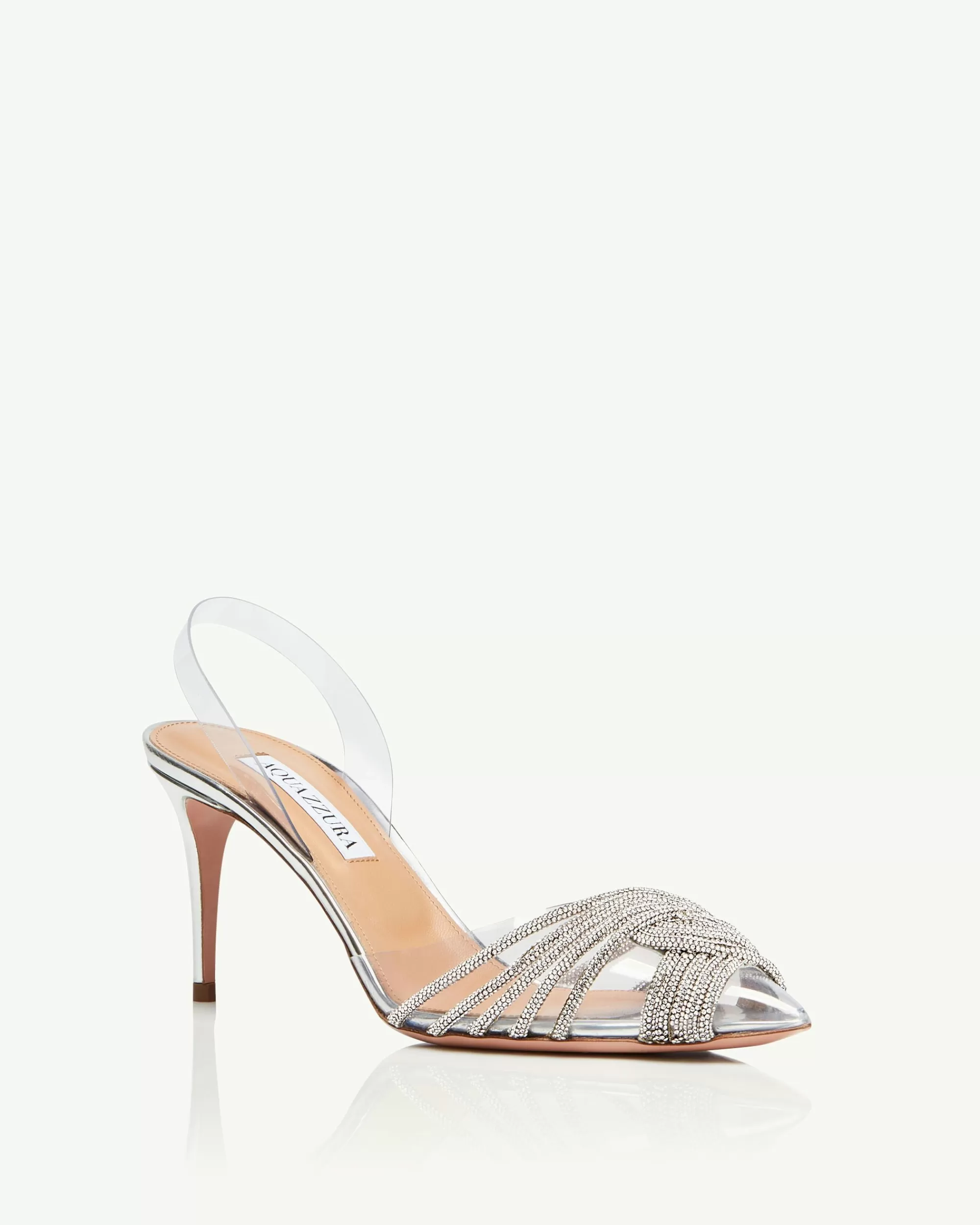 Aquazzura Gatsby Plexi Sling 75 | Pumps | Bridal