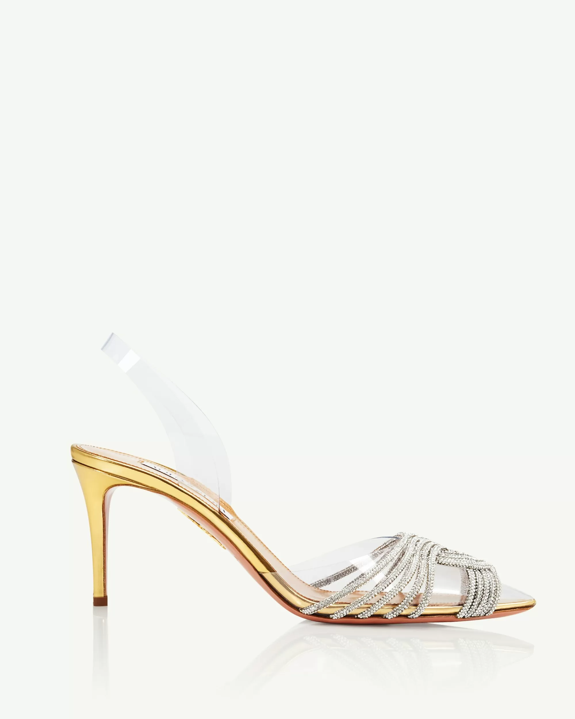 Aquazzura Gatsby Plexi Sling 75 | Pumps | Essentials