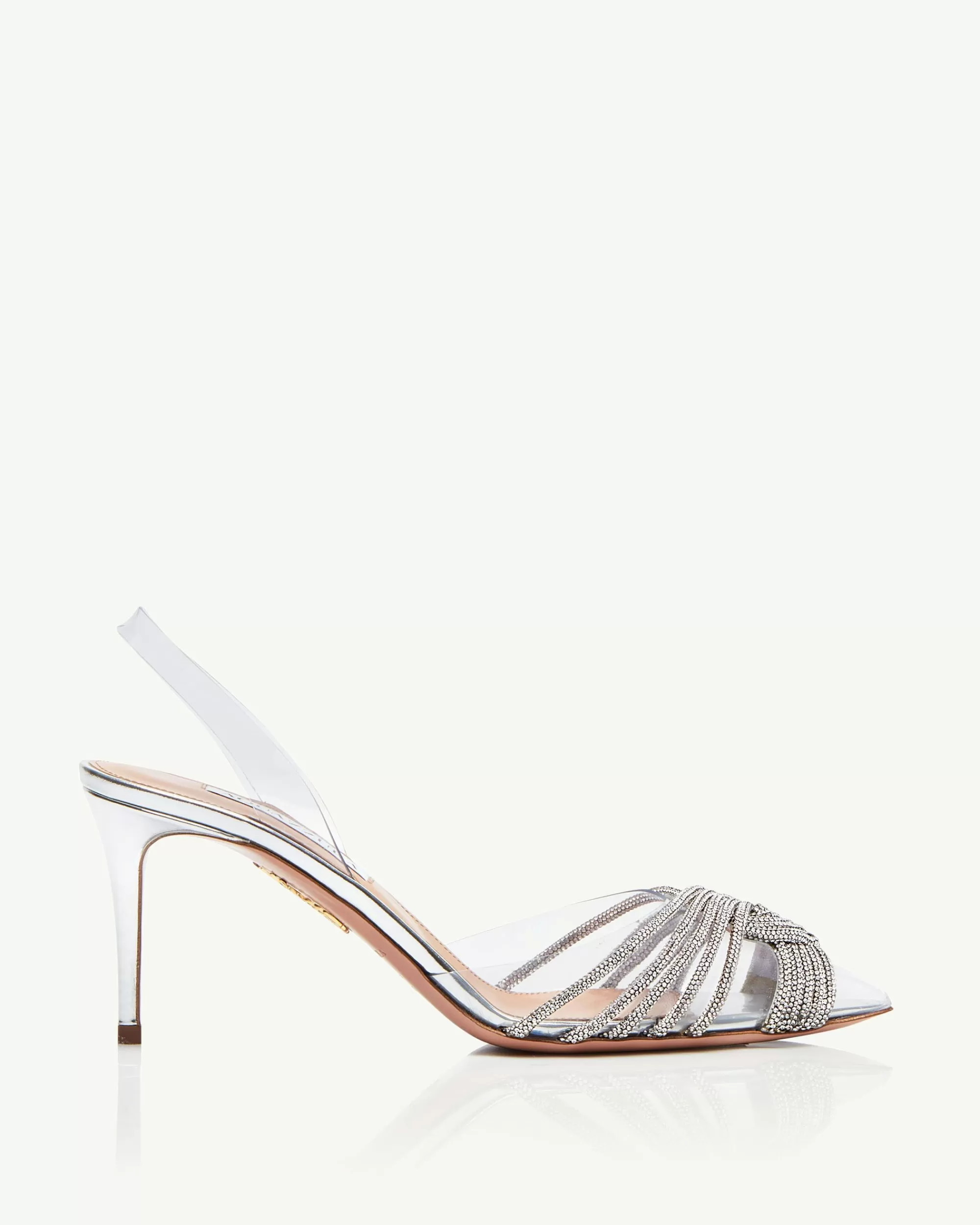 Aquazzura Gatsby Plexi Sling 75 | Pumps | Bridal