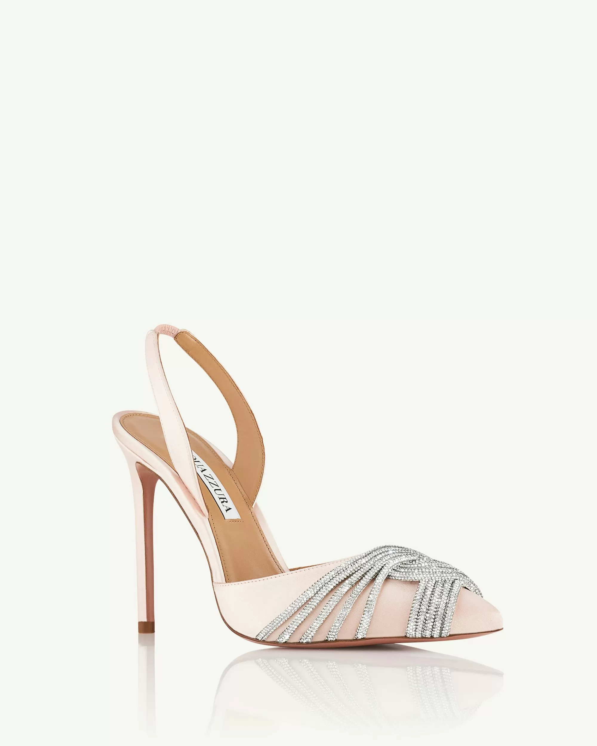 Aquazzura Gatsby Sling Satin 105 | Pumps