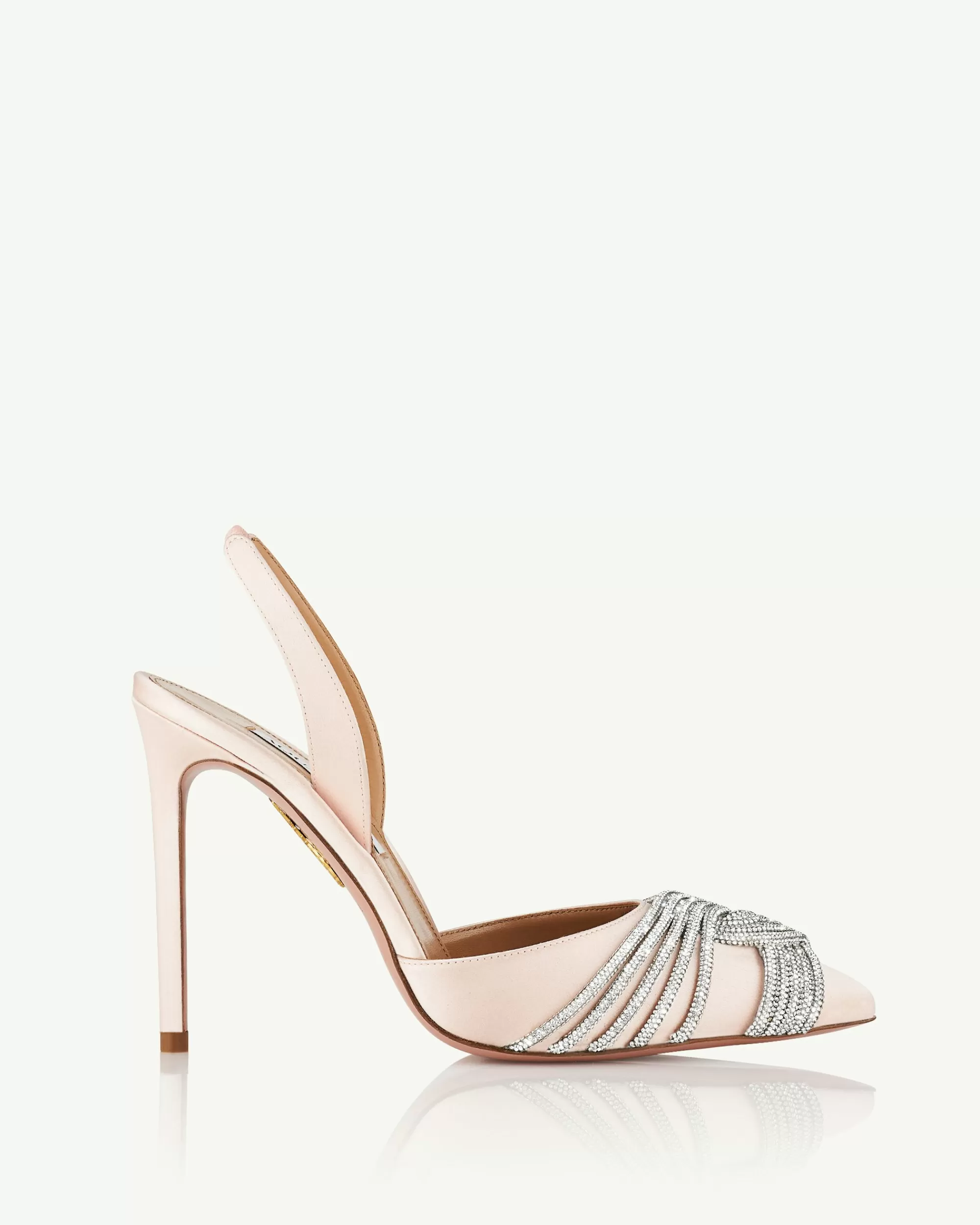 Aquazzura Gatsby Sling Satin 105 | Pumps