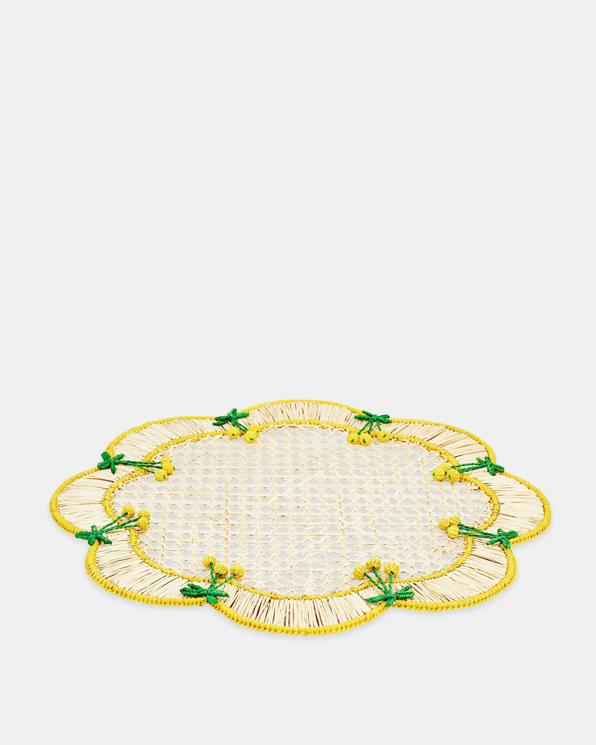 Aquazzura Rafia Placemat | Table Decor