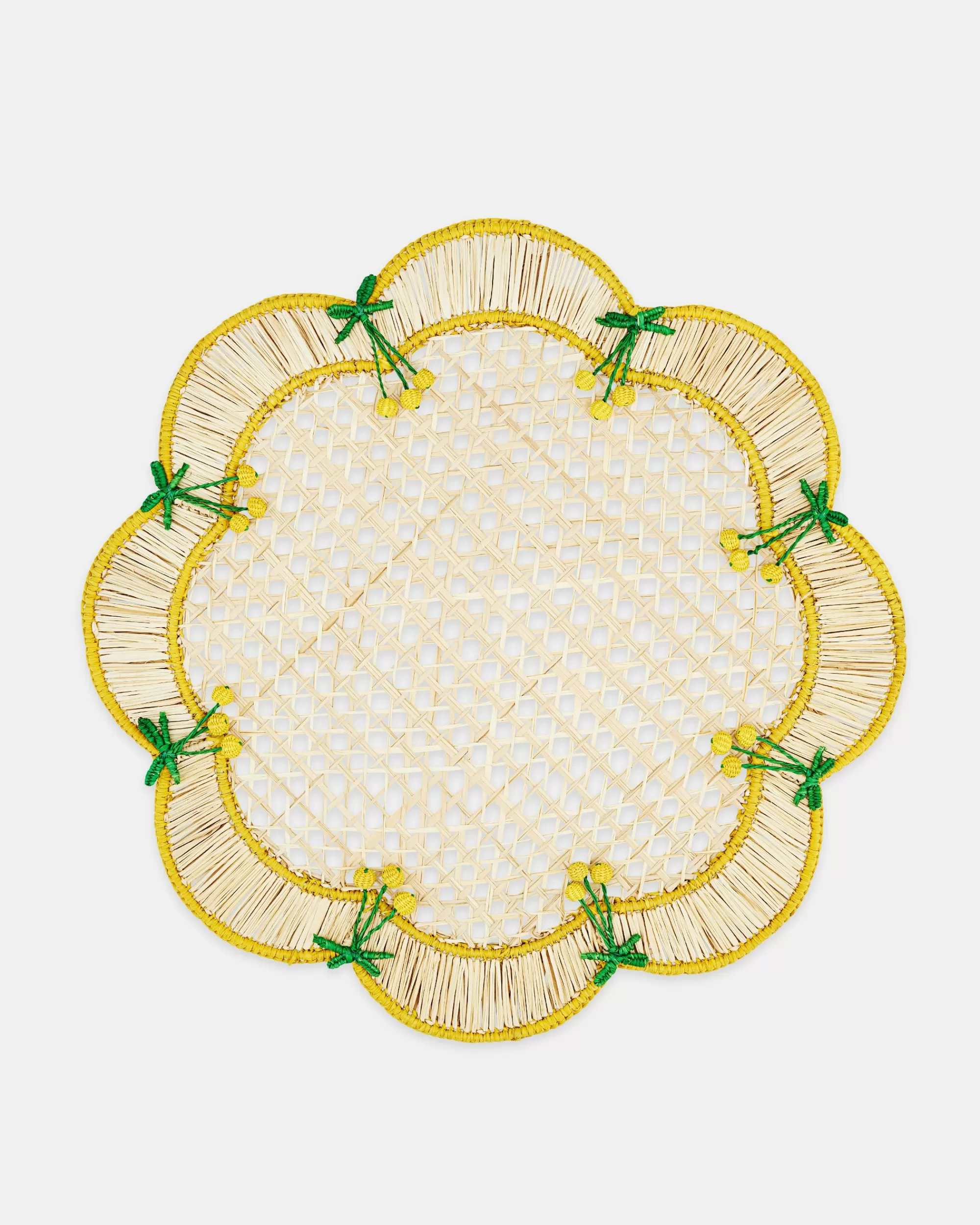 Aquazzura Rafia Placemat | Table Decor