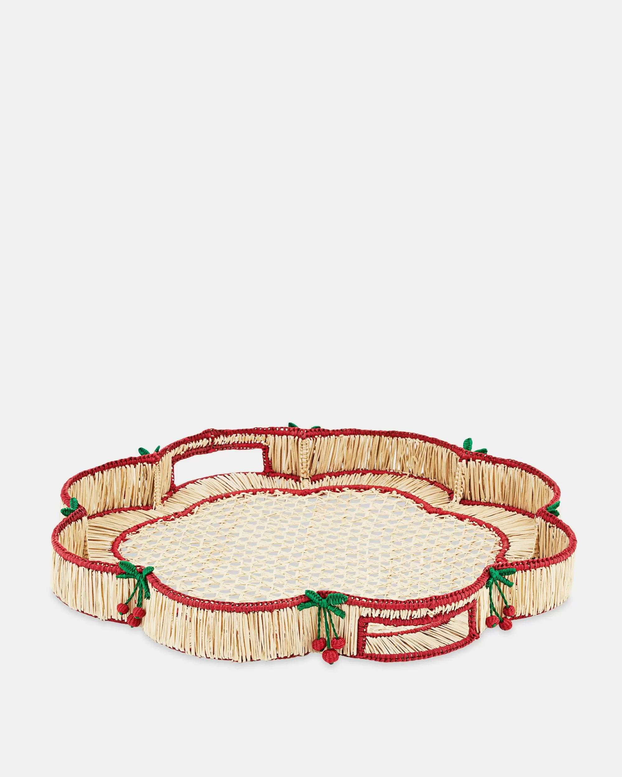 Aquazzura Rafia Tray | Table Decor