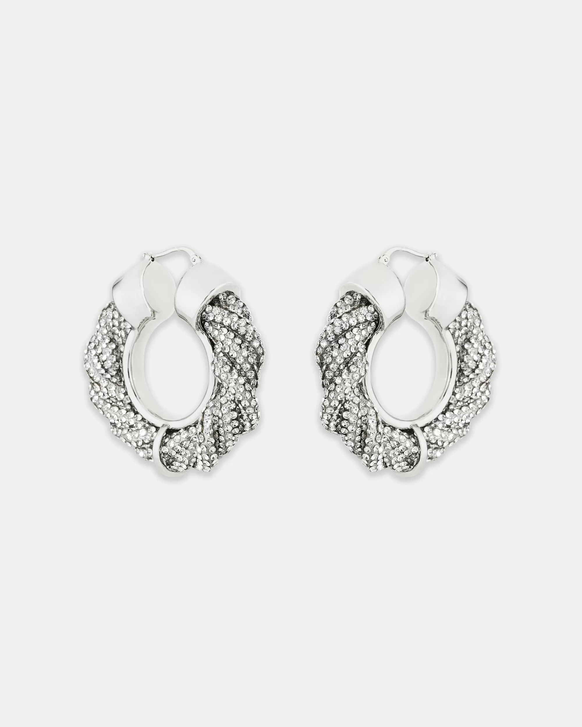 Aquazzura Scintilla Crystal Hoops | Jewelry