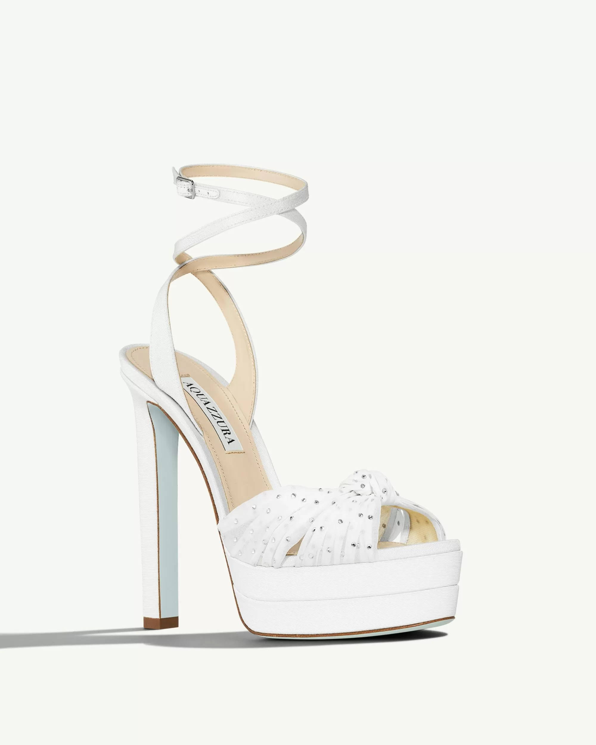 Aquazzura Slow Kisses Sandal Plateau 130 | Platforms | Bridal