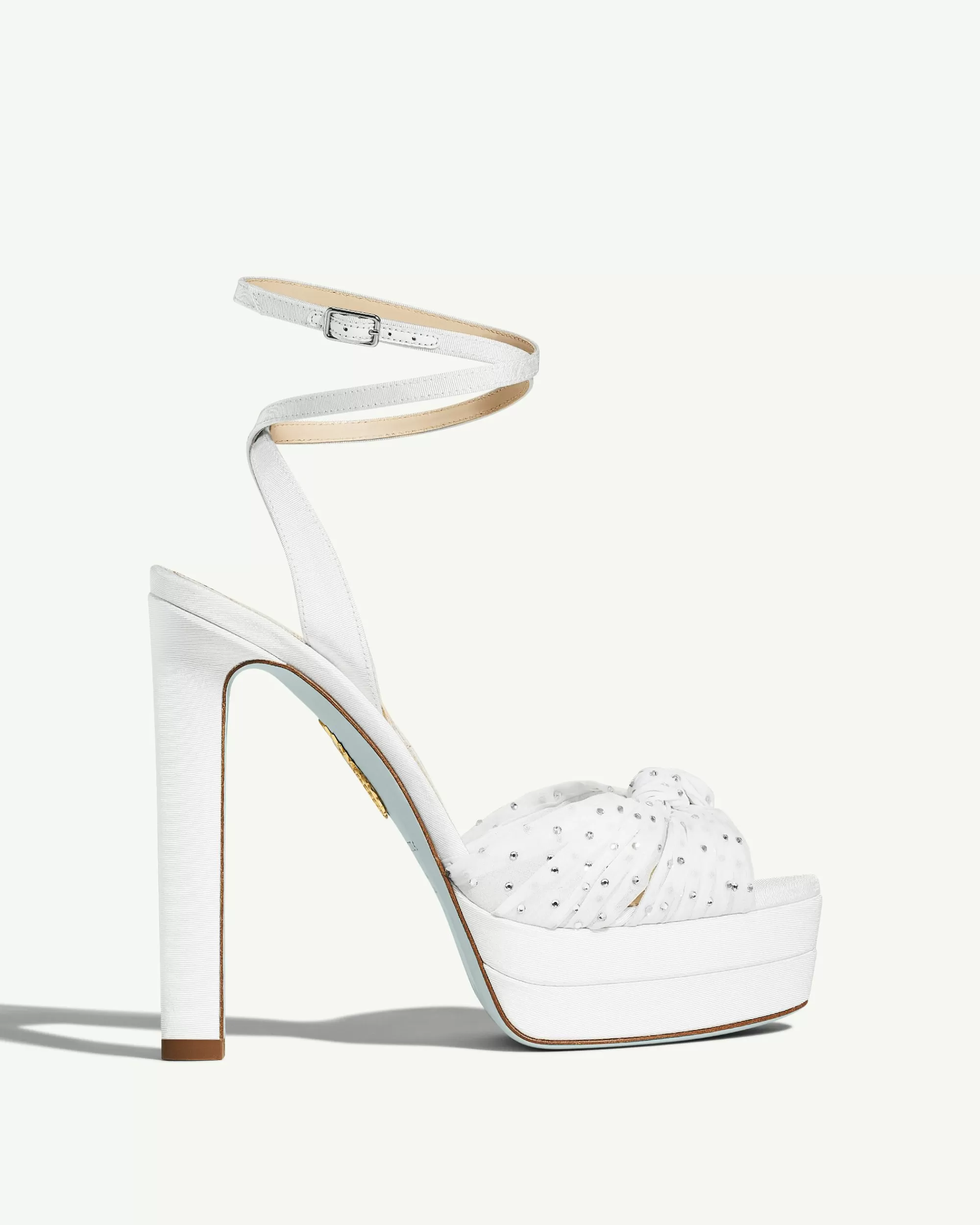 Aquazzura Slow Kisses Sandal Plateau 130 | Platforms | Bridal