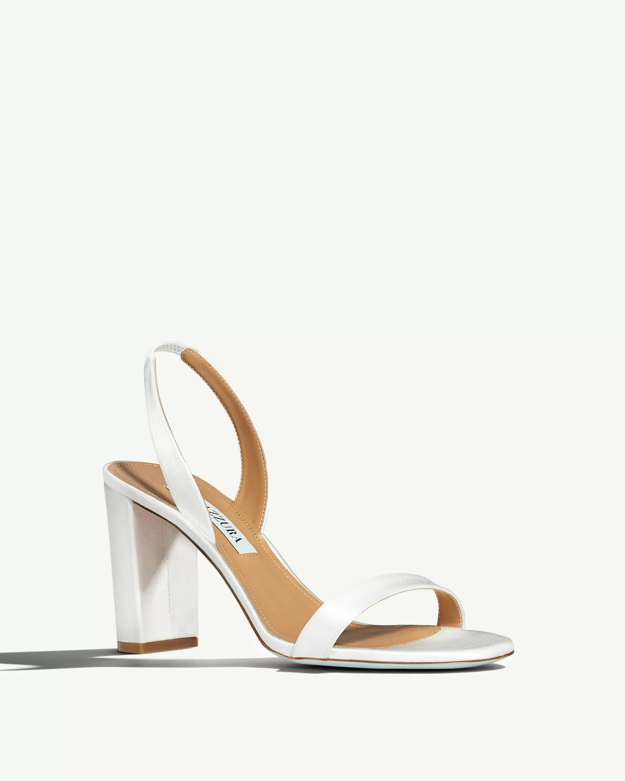 Aquazzura So Nude Block Sandal 85 | Sandals | Bridal