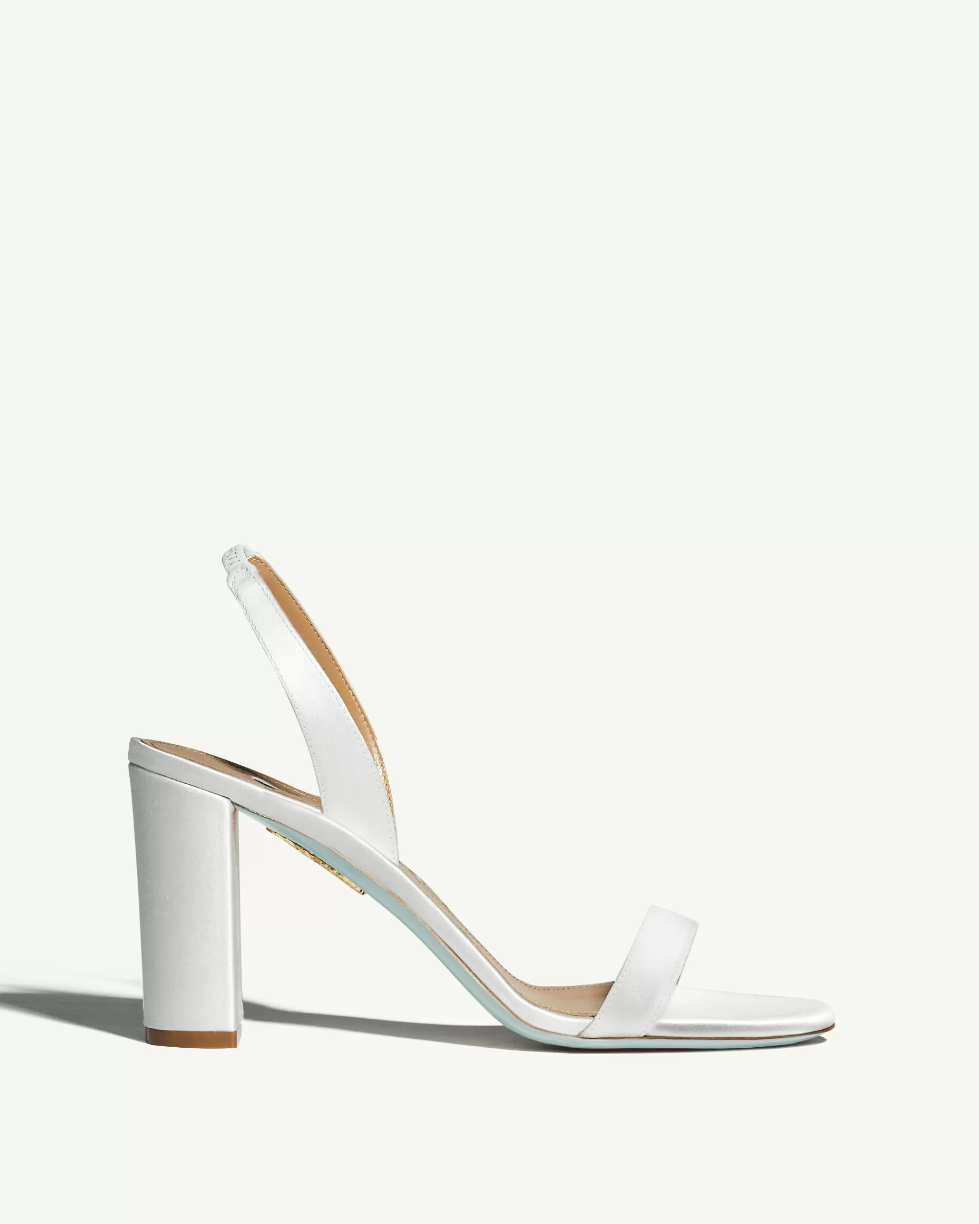 Aquazzura So Nude Block Sandal 85 | Sandals | Bridal