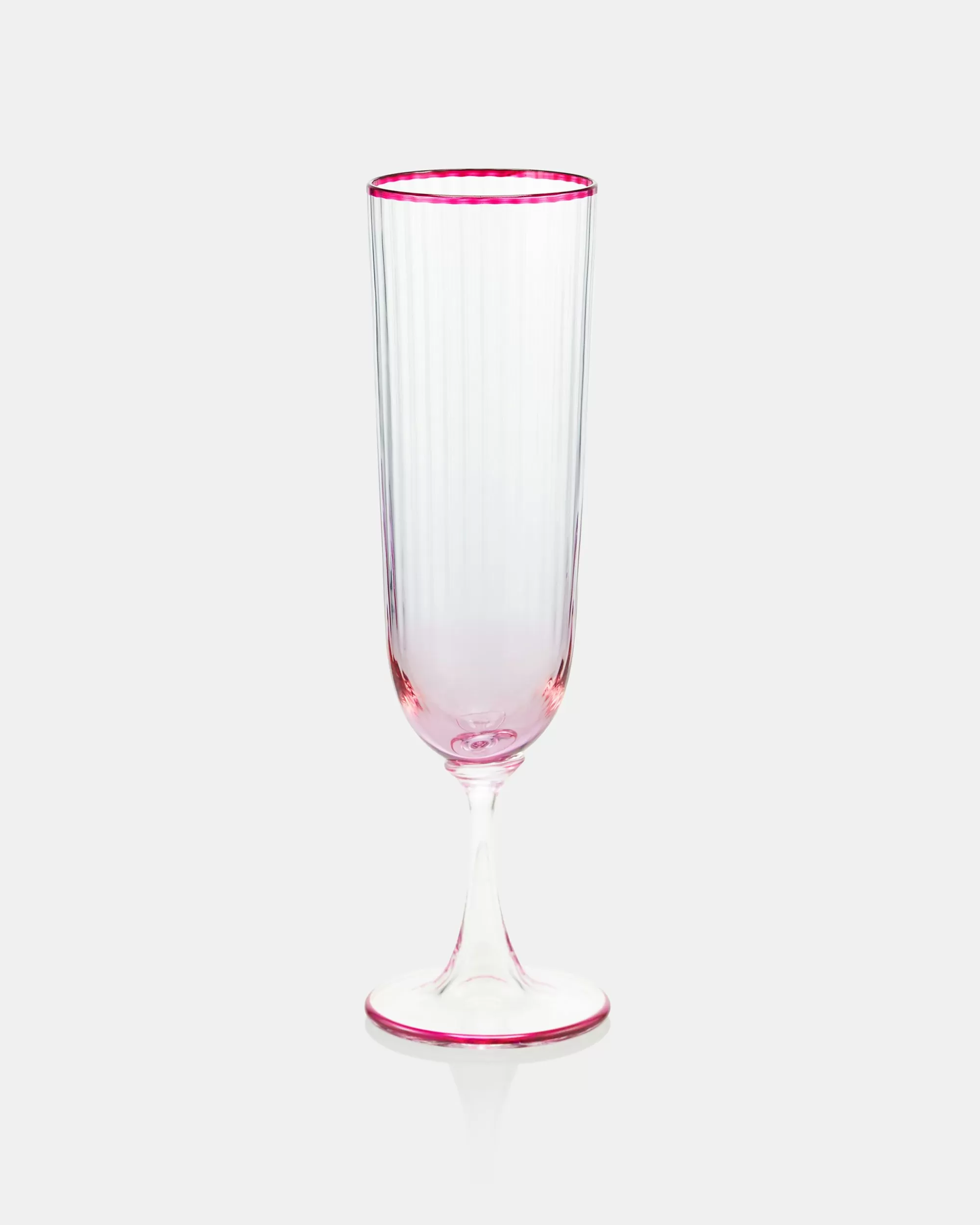 Aquazzura Striped Flute Glass | Glassware