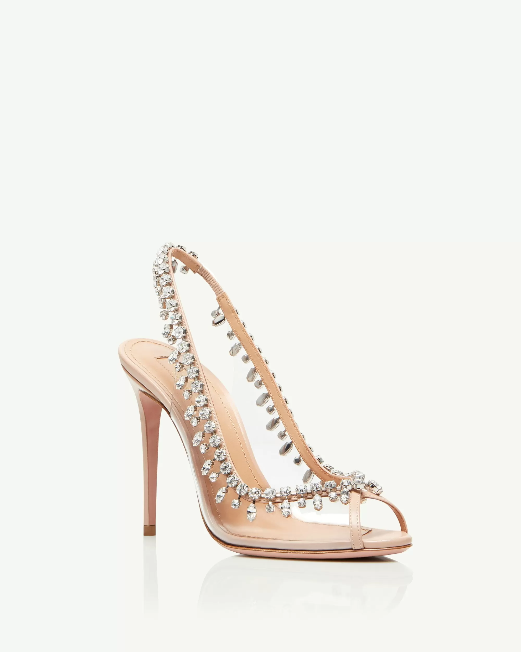 Aquazzura Temptation Crystal Sandal 105 | Sandals | Bridal