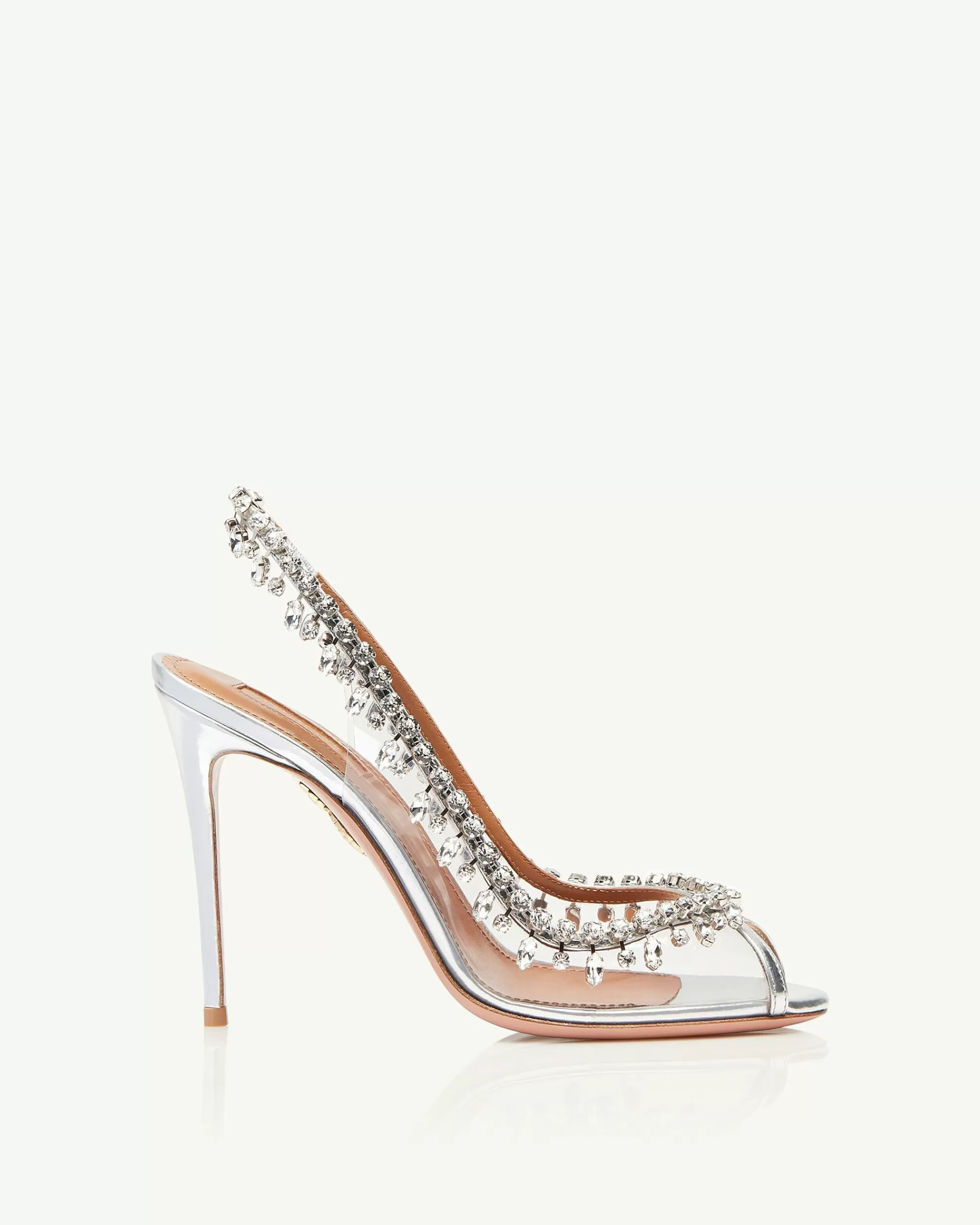 Aquazzura Temptation Crystal Sandal 105 | Sandals | Bridal