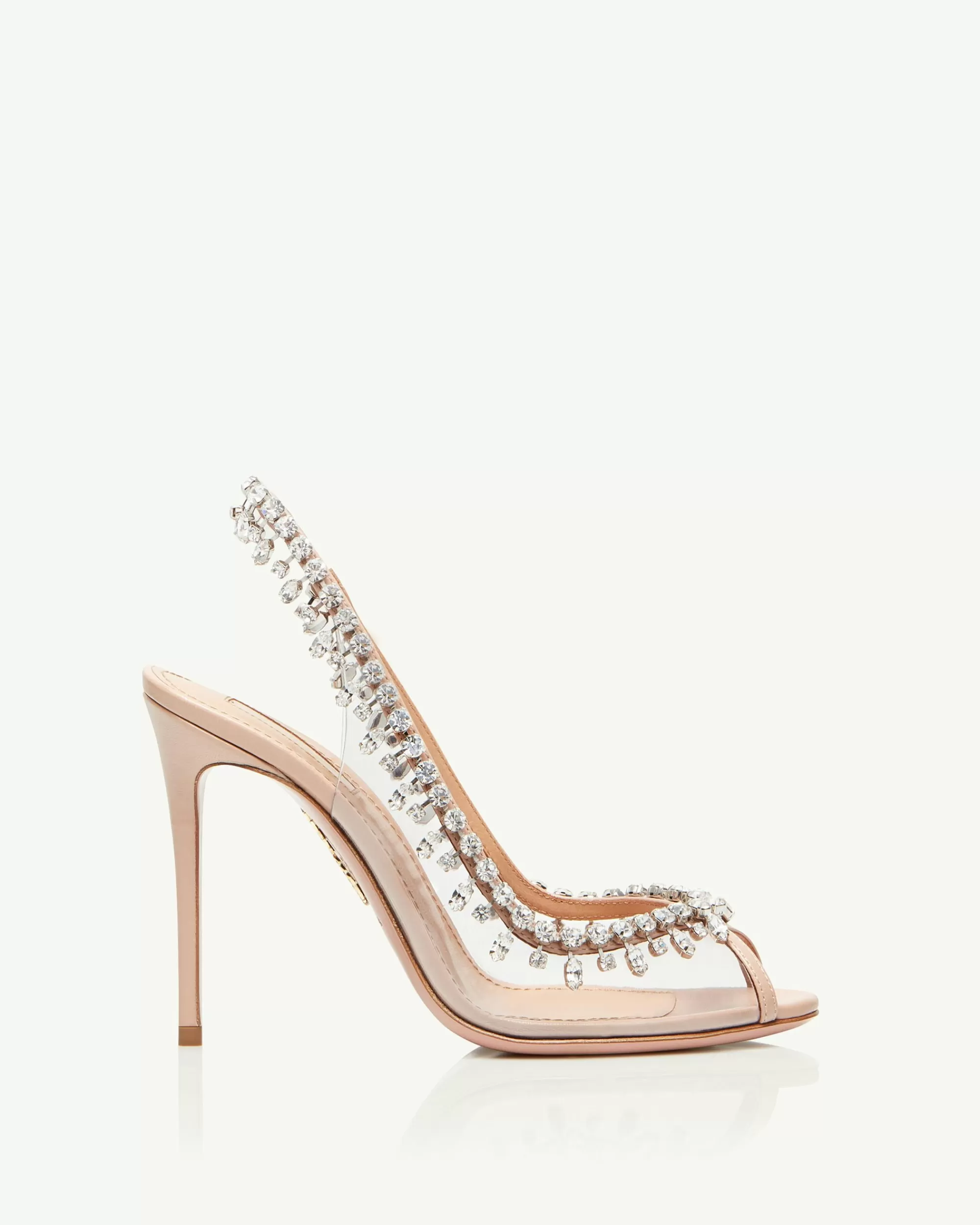 Aquazzura Temptation Crystal Sandal 105 | Sandals | Bridal