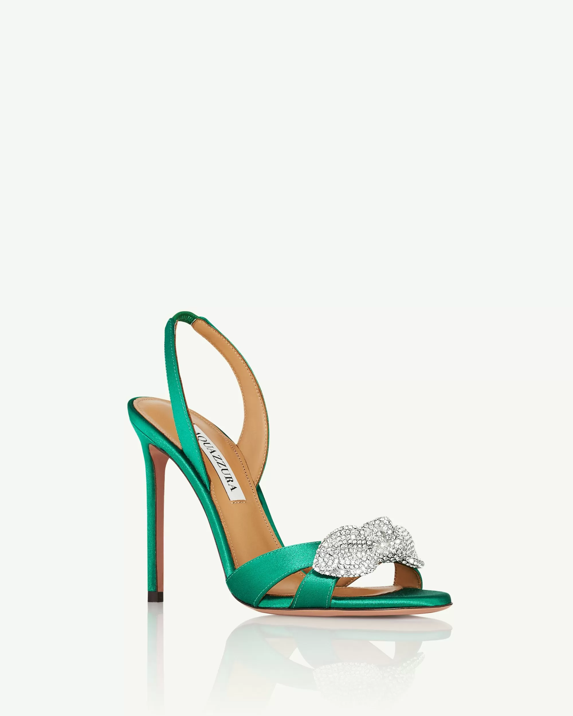 Aquazzura Very Bow Tie Crystal Sandal 105 | Sandals