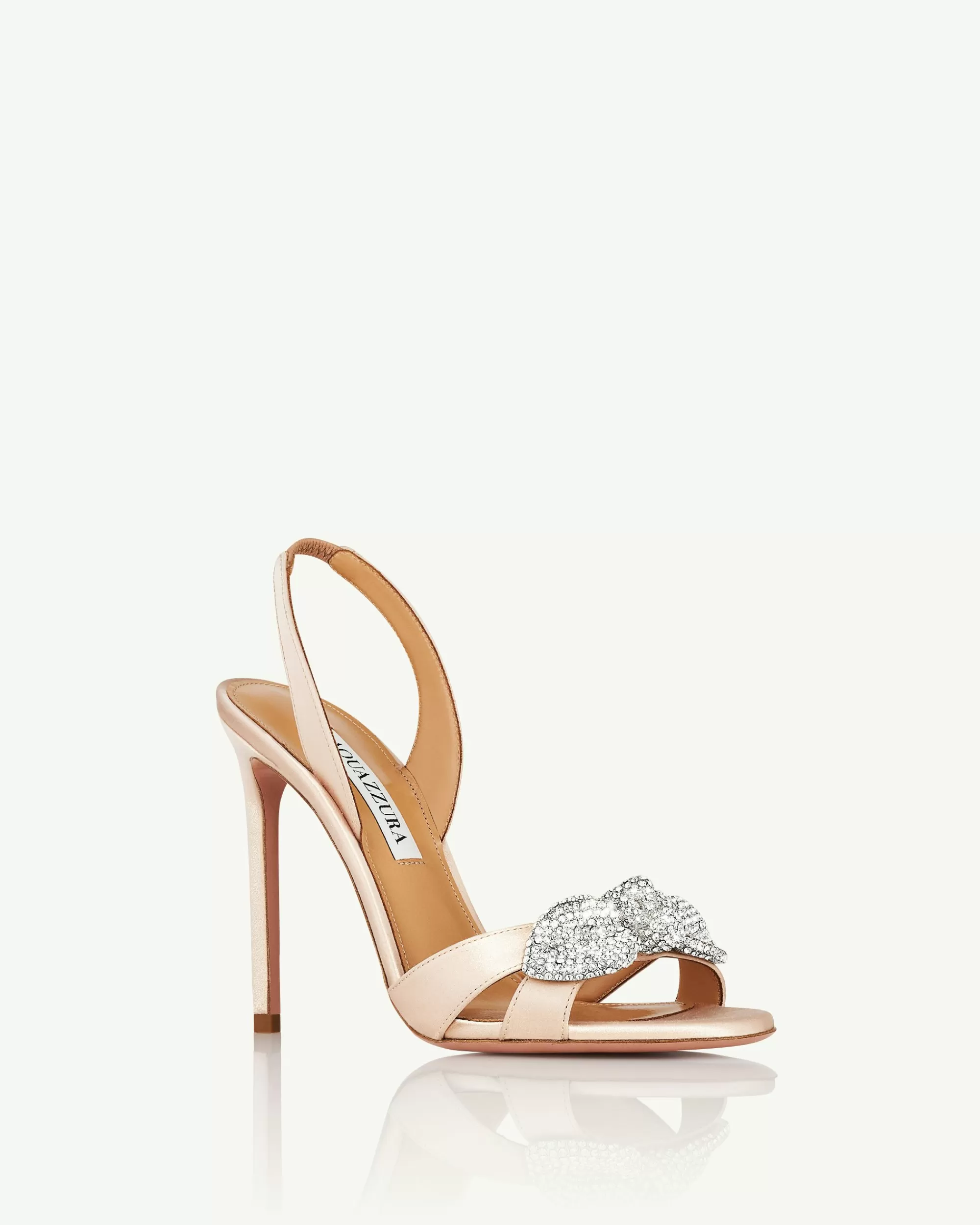 Aquazzura Very Bow Tie Crystal Sandal 105 | Sandals