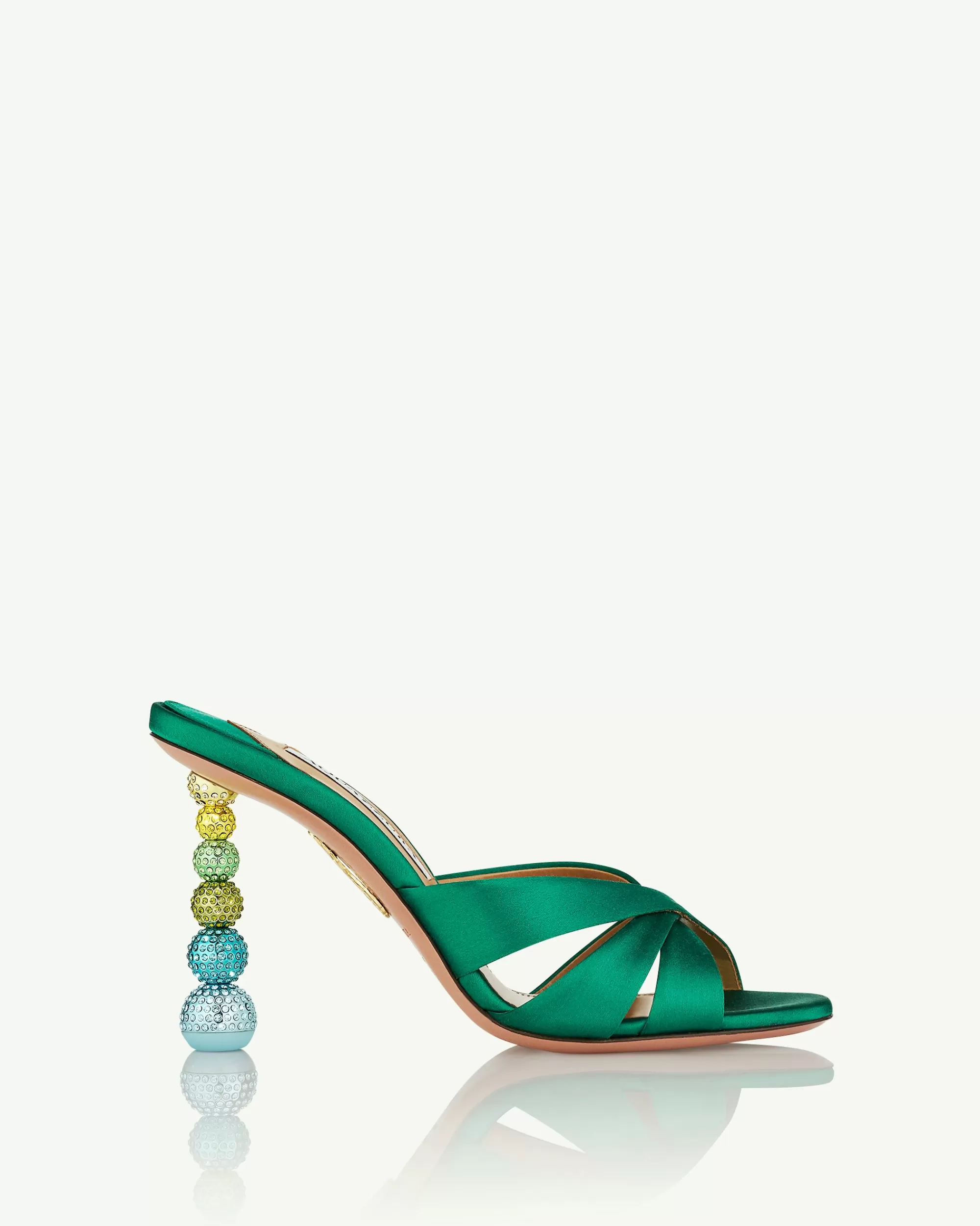 Aquazzura Yes Baby Mule 95 | Sandals | Slides & Mules